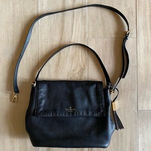 Kate Spade black leather bag